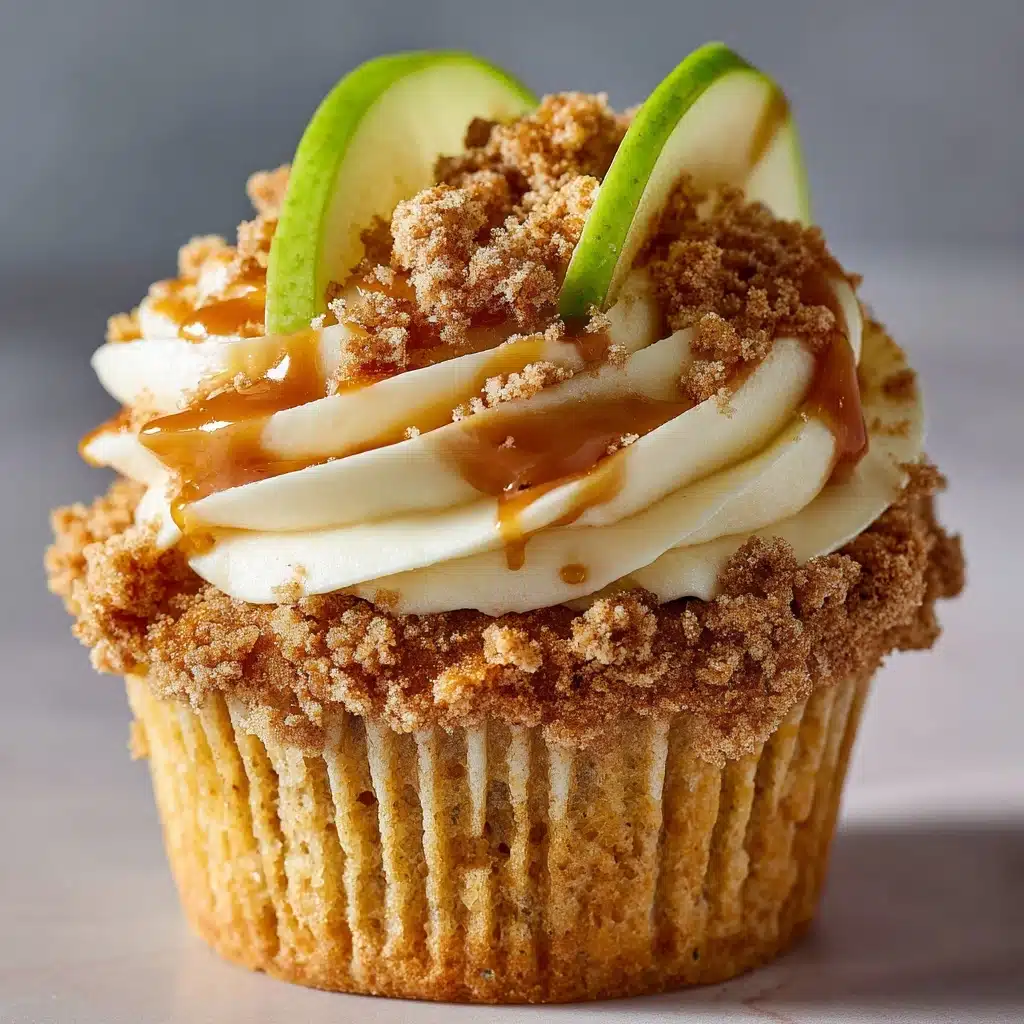 Apple Crisp Cheesecakes Recipe - Recipe Image