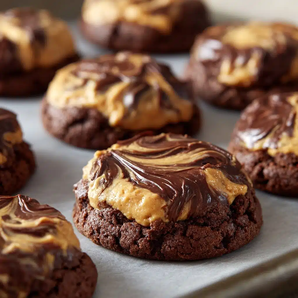 Peanut Butter Brownie Swirl Cookies Recipe - Recipe Image
