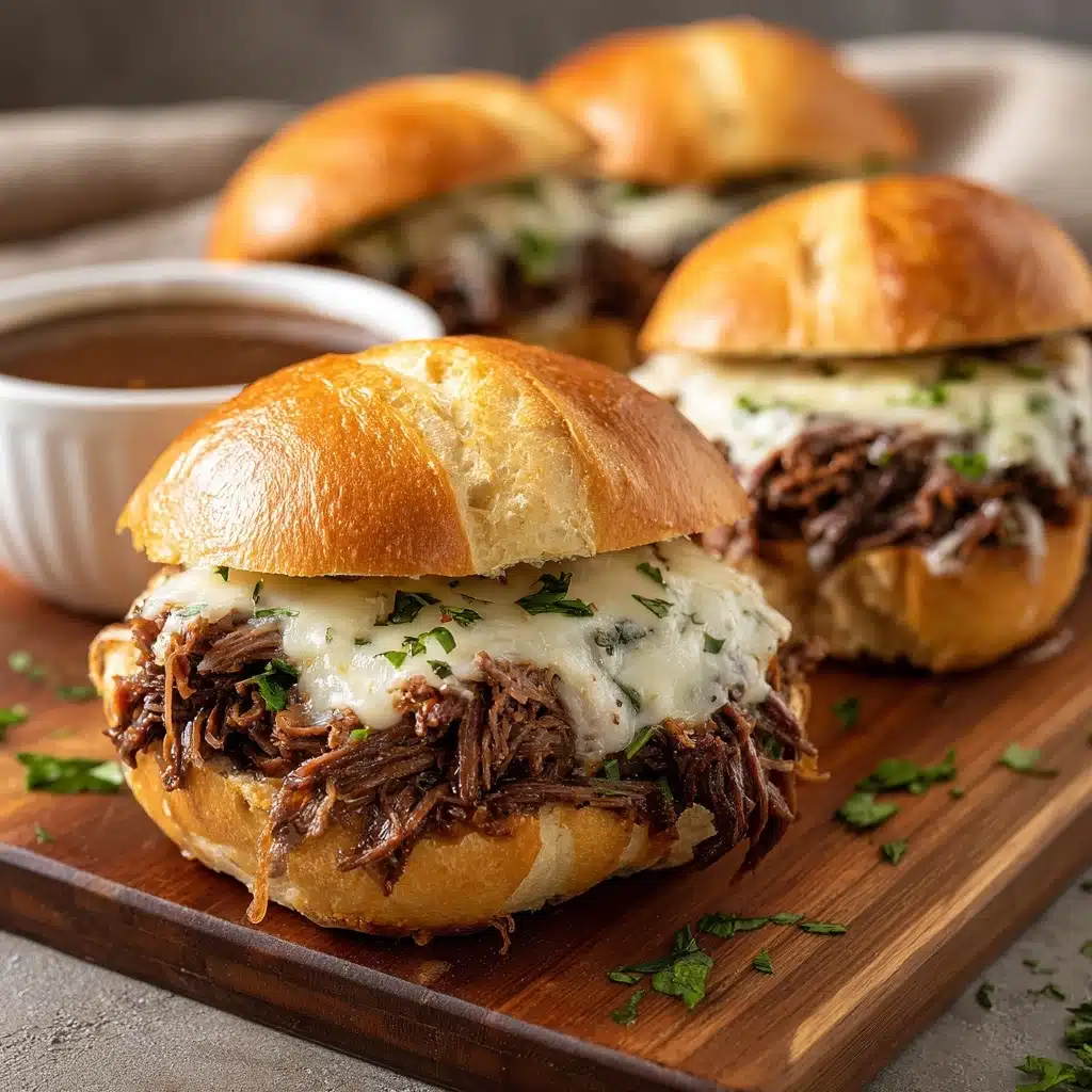 Ground Beef French Dip Sandwich Recipe - Recipe Image