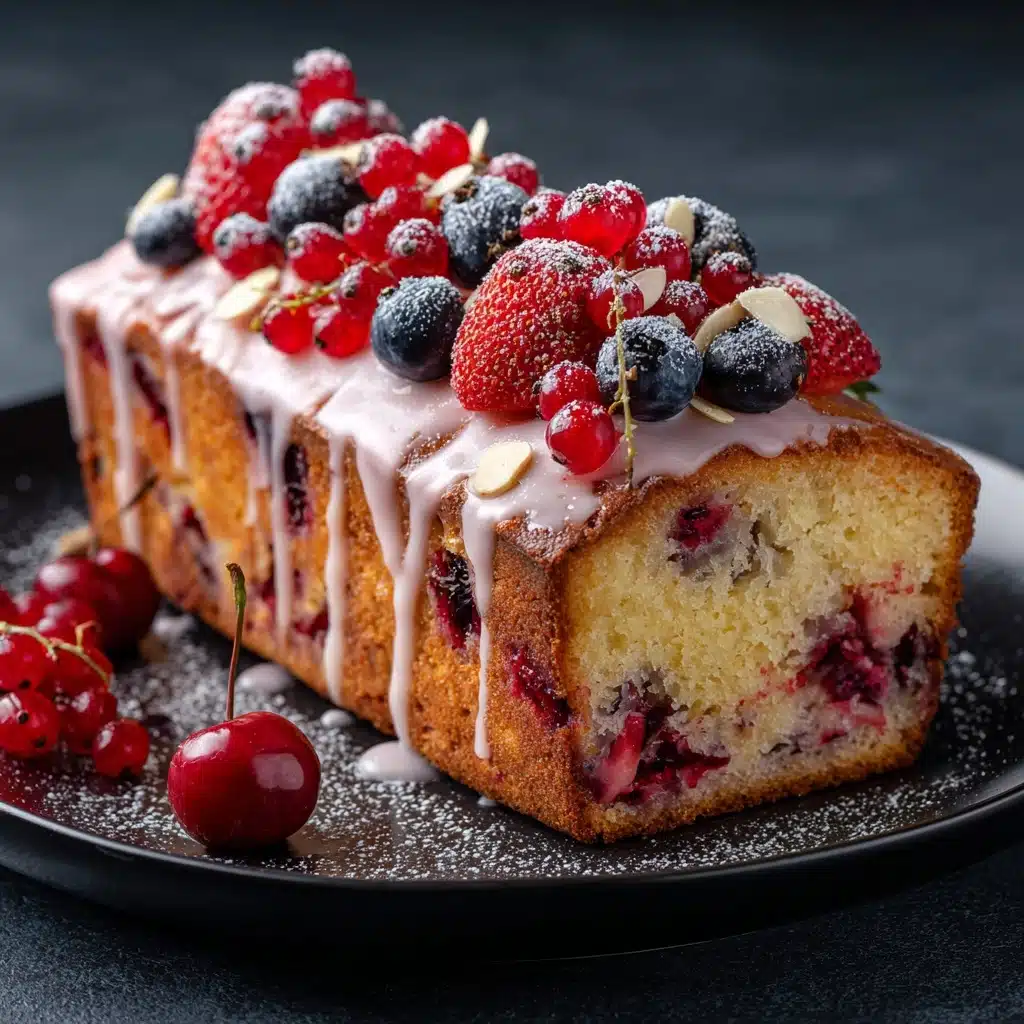 Bakewell Loaf Cake Recipe - Recipe Image