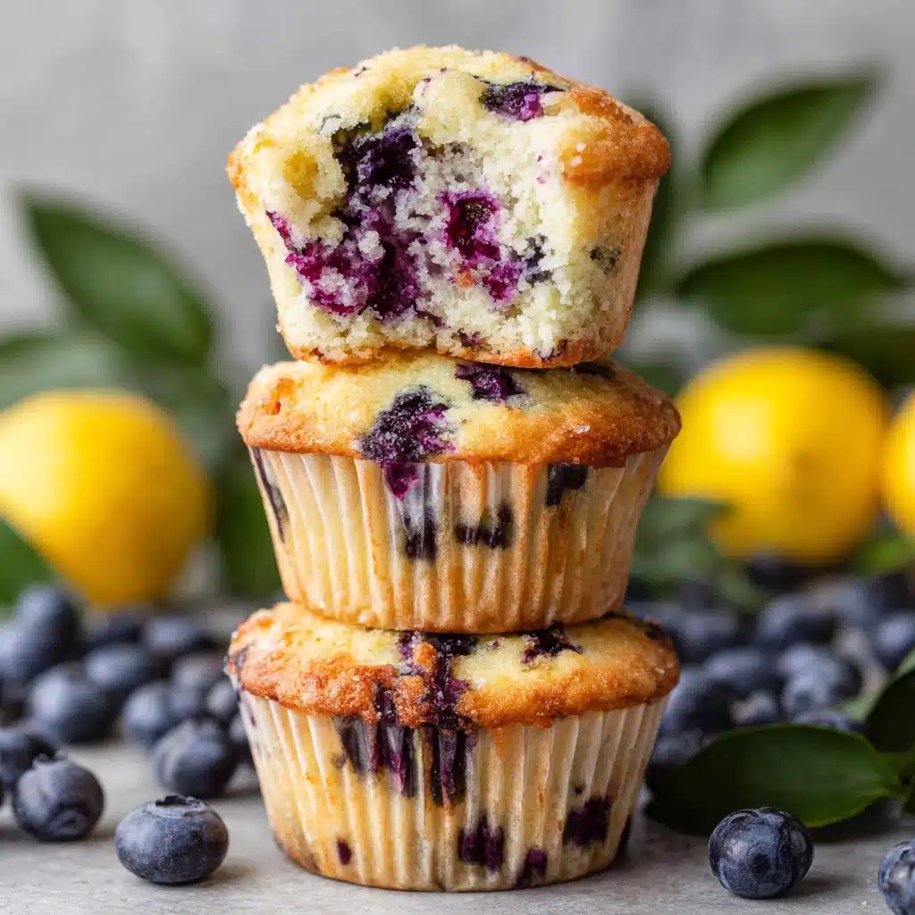 Lemon Blueberry Muffins Recipe - Recipe Image
