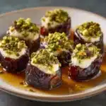 Honey Pistachio Ricotta Stuffed Dates Recipe