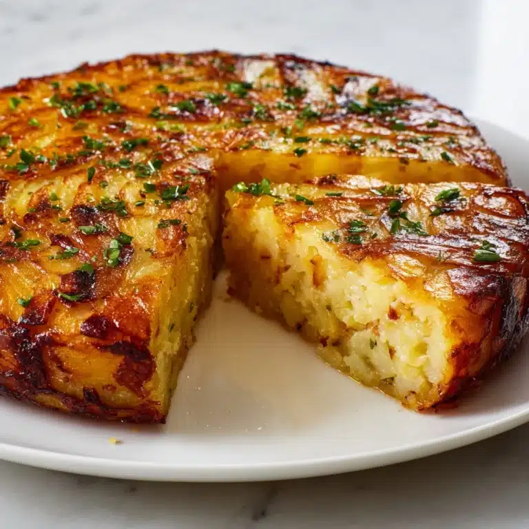 Spanish Tortilla-Inspired Quiche With Hashbrown Crust Recipe
