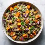 Roasted Sweet Potato Black Bean Quinoa Salad Recipe