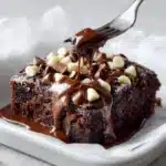 Slow Cooker Double Chocolate Peanut Butter Pudding Cake Recipe