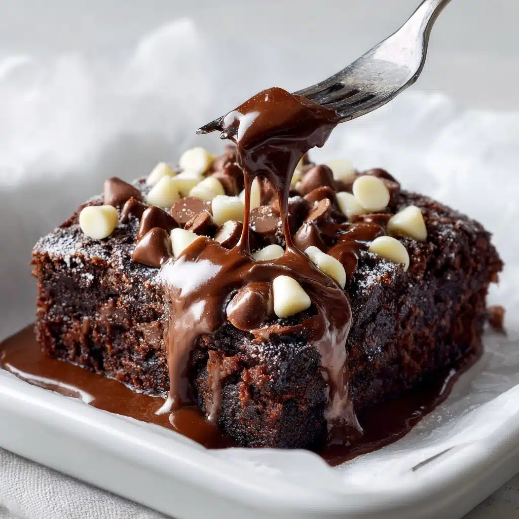 Slow Cooker Double Chocolate Peanut Butter Pudding Cake Recipe