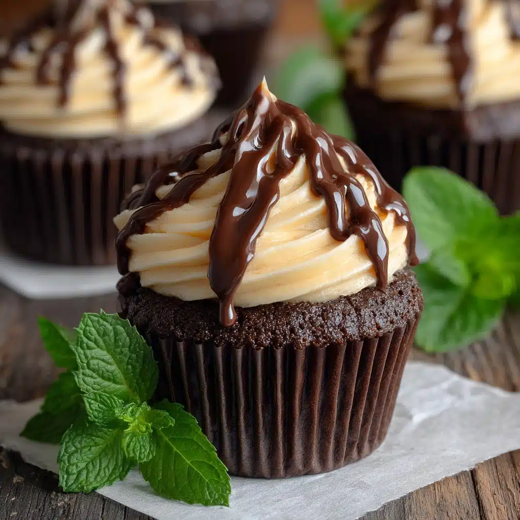 Mint Brownie Cheesecake Cups Recipe - Recipe Image