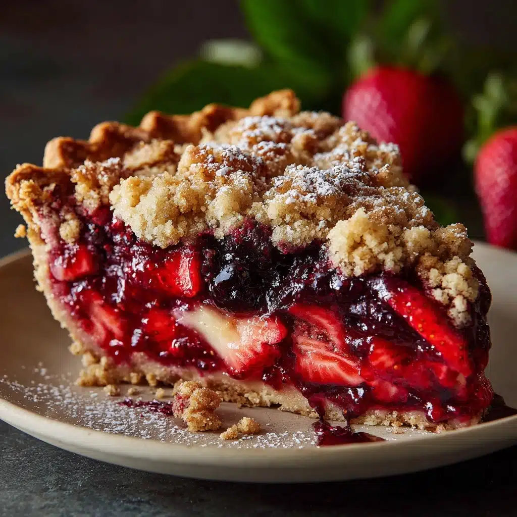 Strawberry Rhubarb Cobbler Recipe - Recipe Image