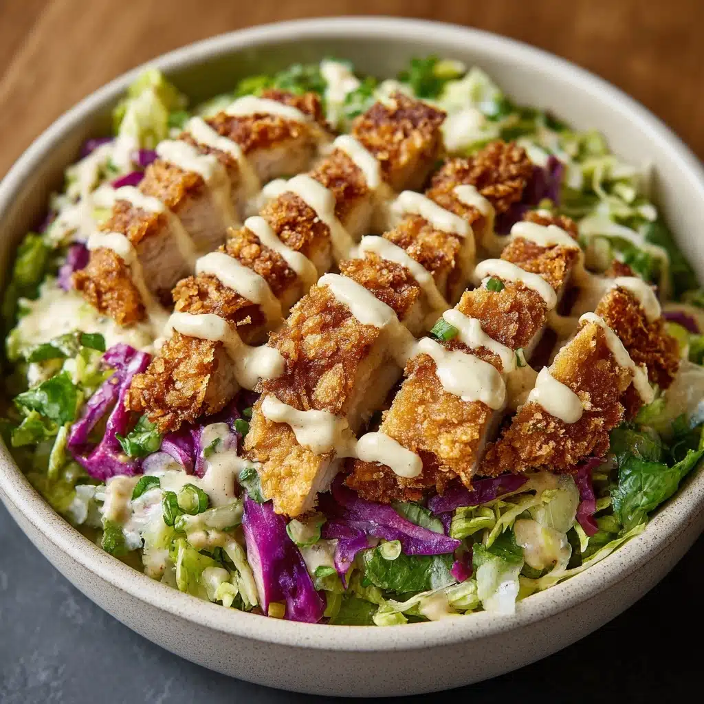 Caesar Slaw with Crispy Chicken Recipe