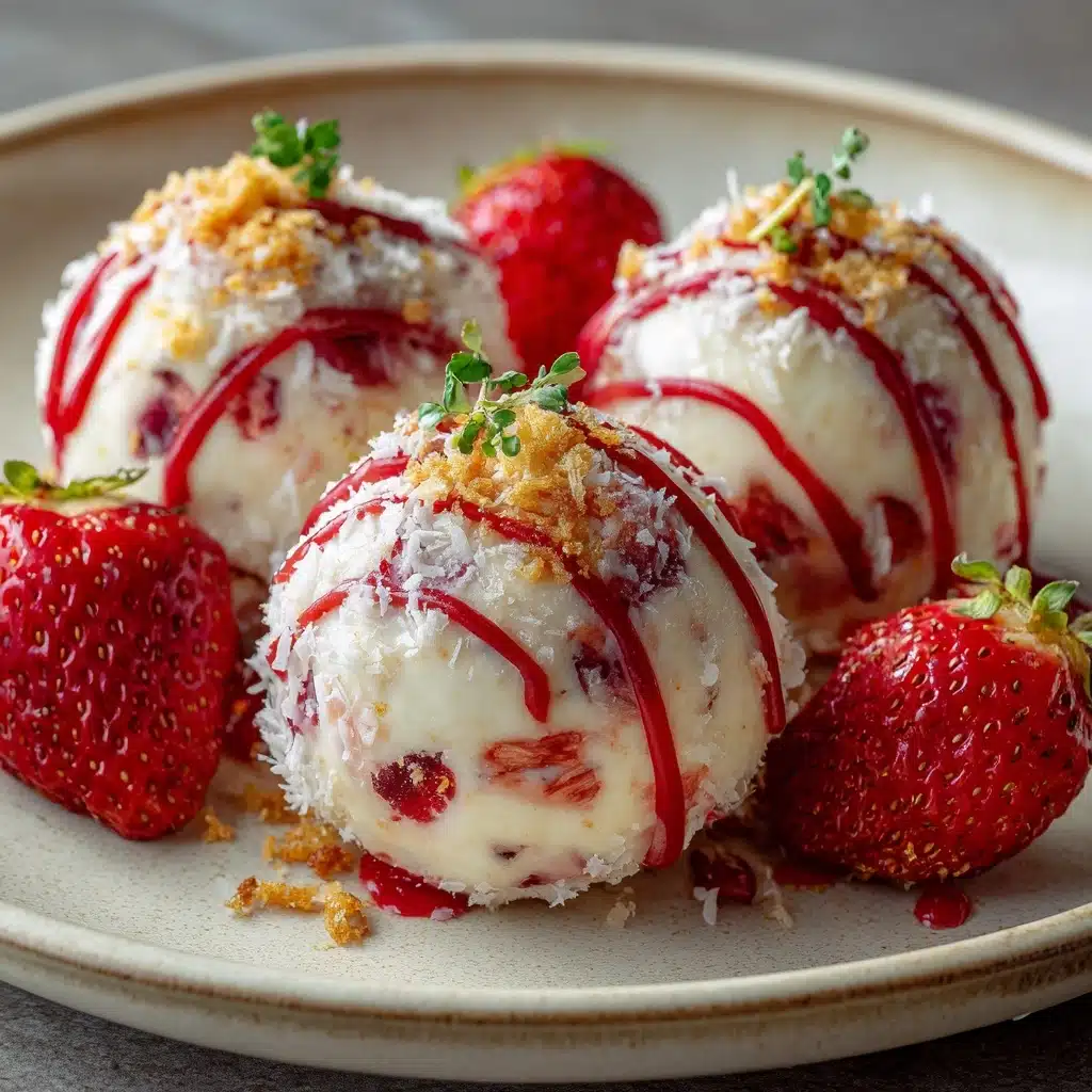 Strawberry Cheesecake Protein Balls Recipe