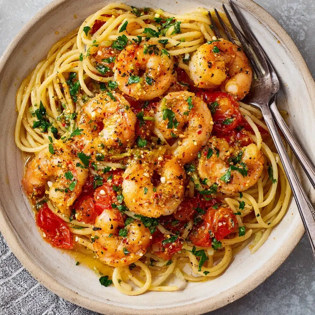 Spicy Shrimp Pasta Recipe - Recipe Image