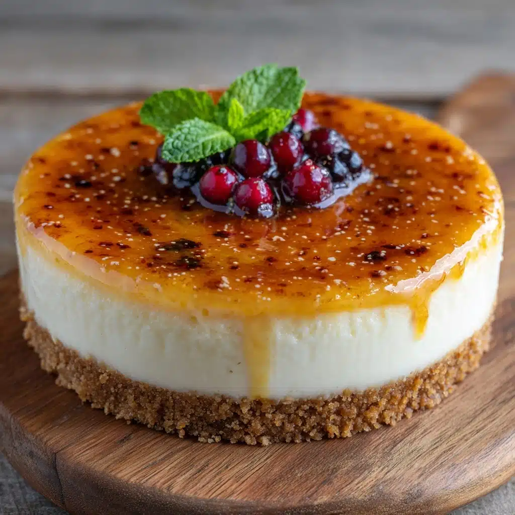 Crème Brûlée Cheesecake Recipe - Recipe Image