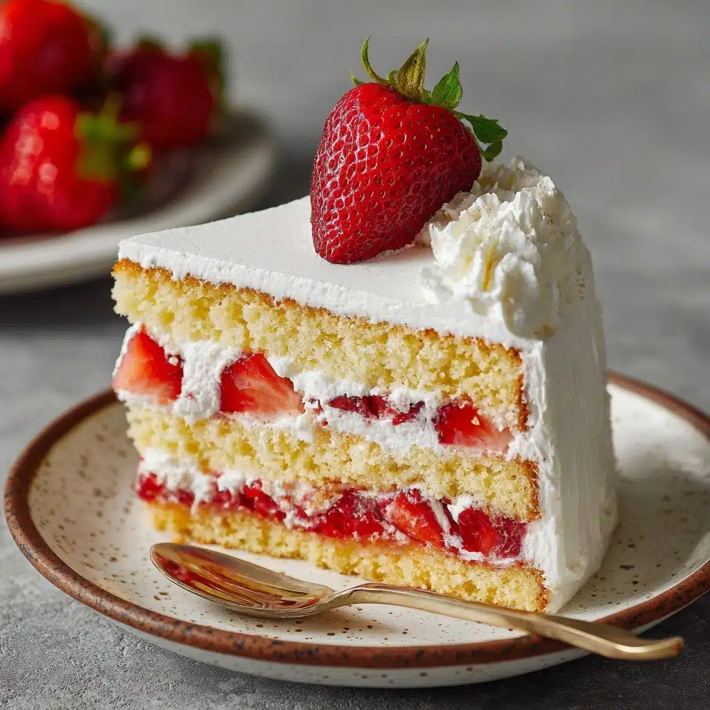 Japanese Strawberry Cake Recipe - Recipe Image