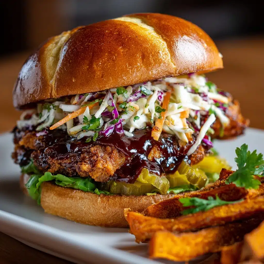 Honey Chipotle Fried Chicken Sandwich Recipe - Recipe Image