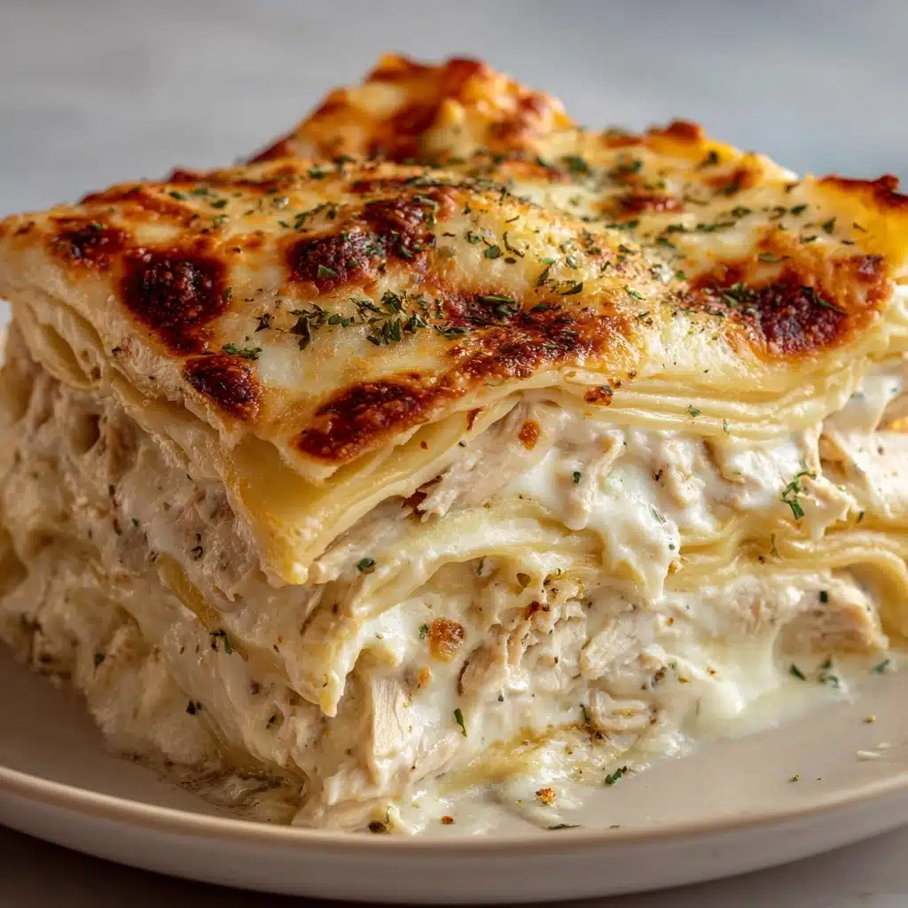 Garlic Butter Shrimp Scampi Lasagna Recipe - Recipe Image