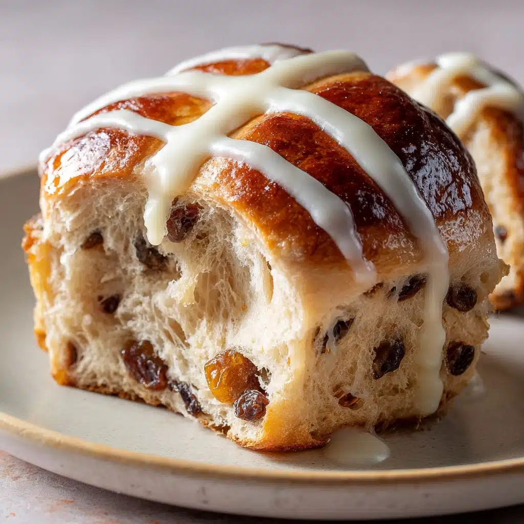 No-Bake Hot Cross Bun Slice Recipe - Recipe Image