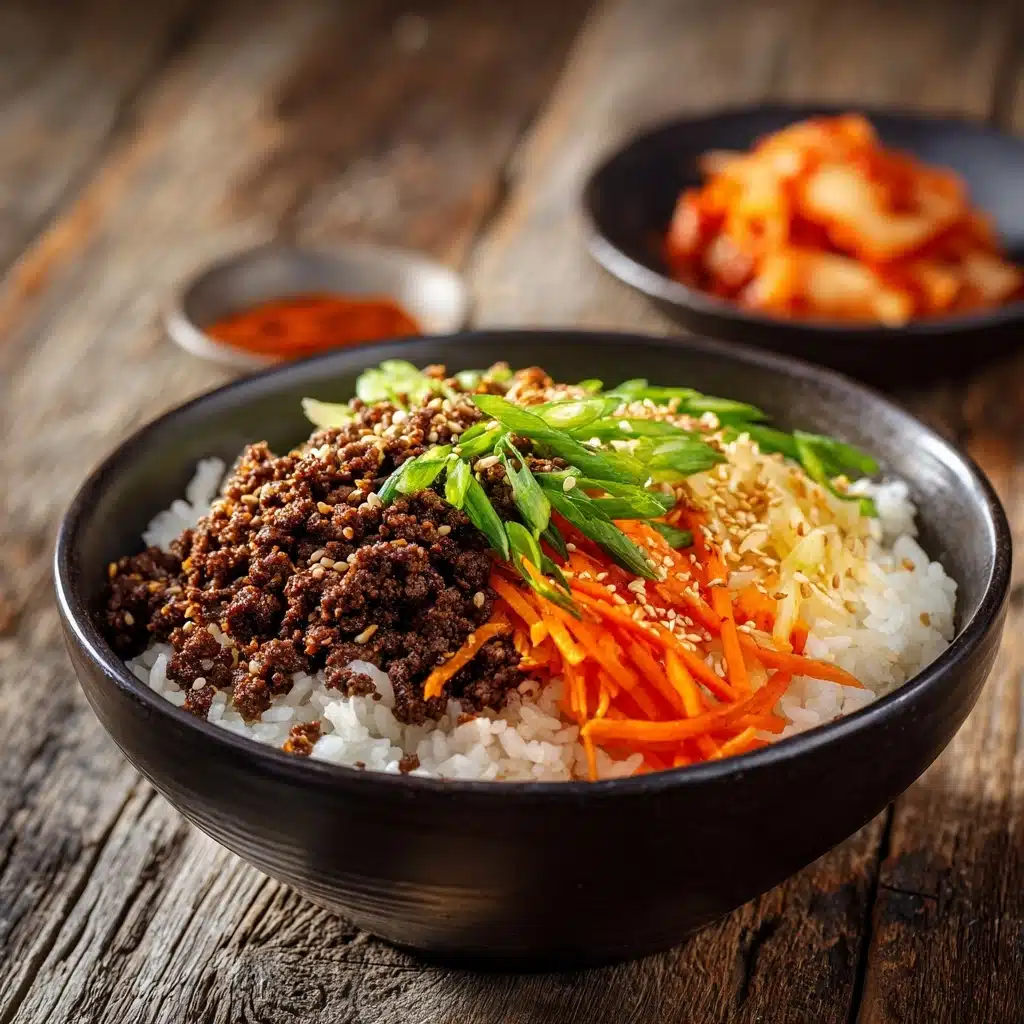Korean Ground Beef Bowl Recipe - Recipe Image