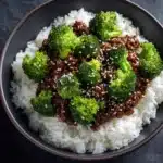 Honey Garlic Ground Beef and Broccoli Stir-Fry Recipe