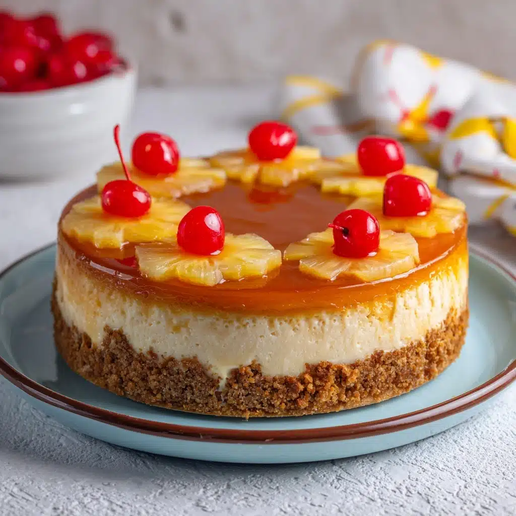 Pineapple Upside-Down Cheesecake Recipe - Recipe Image