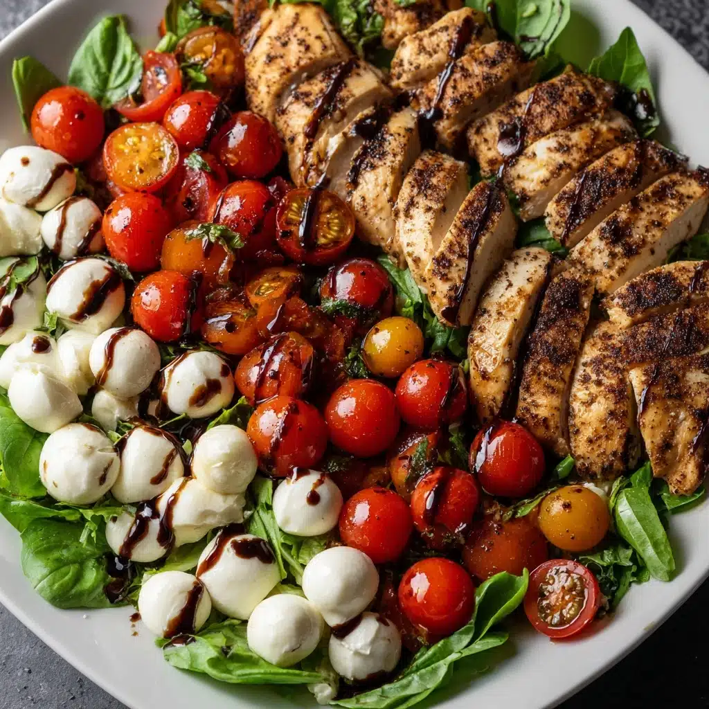 Balsamic Chicken Caprese Salad Recipe - Recipe Image
