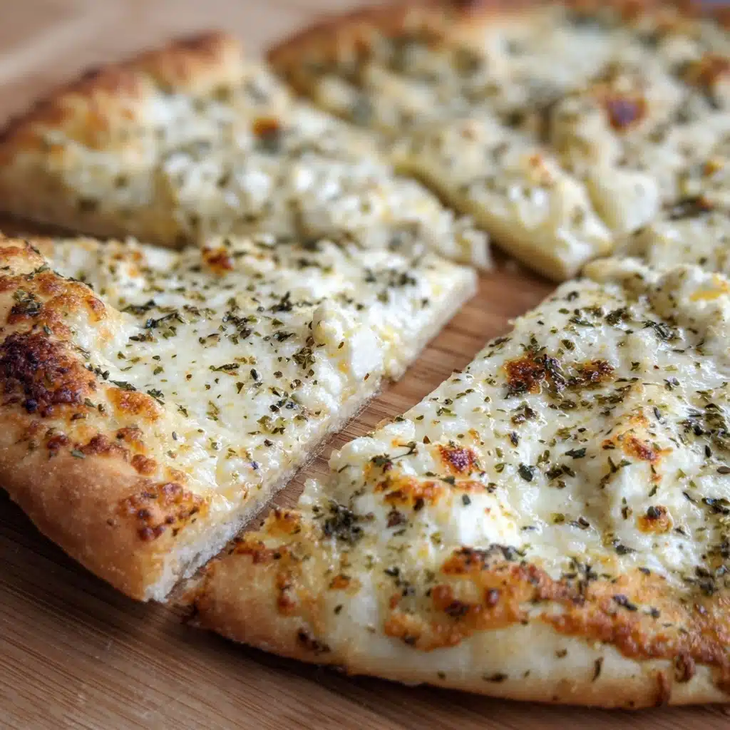 White Garlic Pizza Recipe - Recipe Image