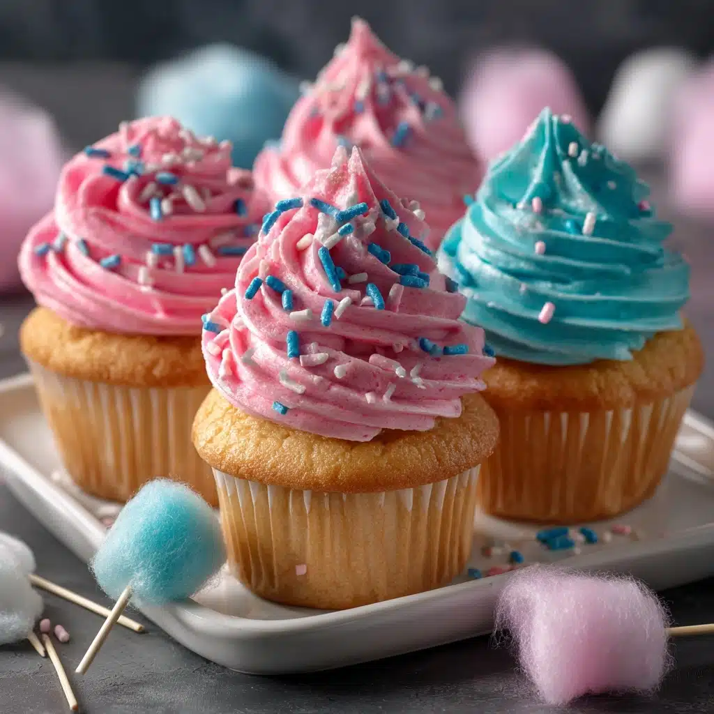 Cotton Candy Cupcakes Recipe - Recipe Image