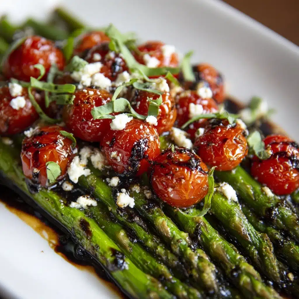 Balsamic Tomato and Parmesan Asparagus Delight Recipe - Recipe Image