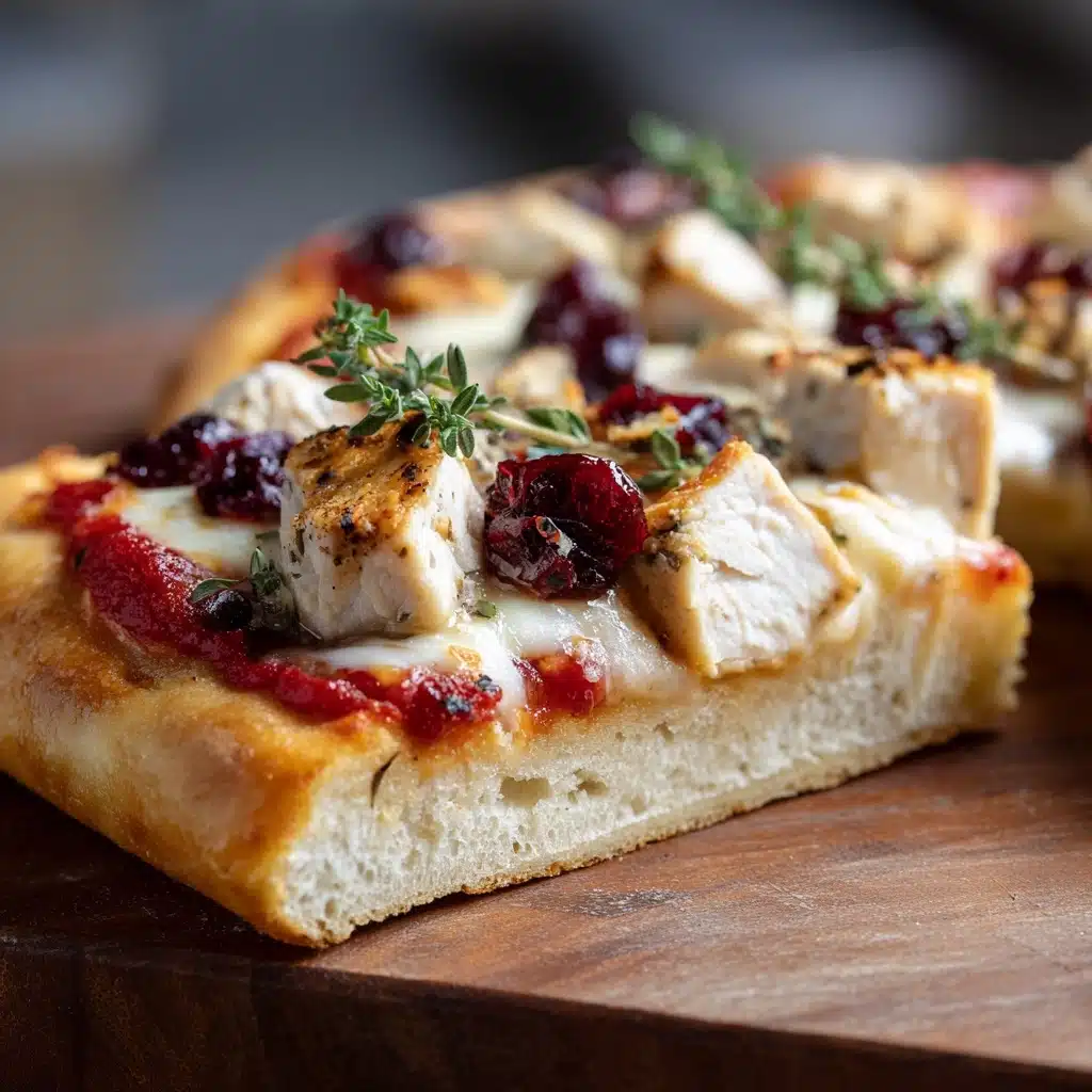 Turkey and Cranberry Pizza Recipe - Recipe Image