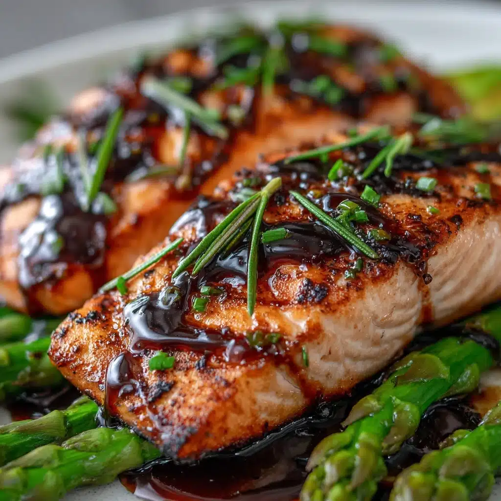 Balsamic Glazed Salmon with Asparagus Recipe