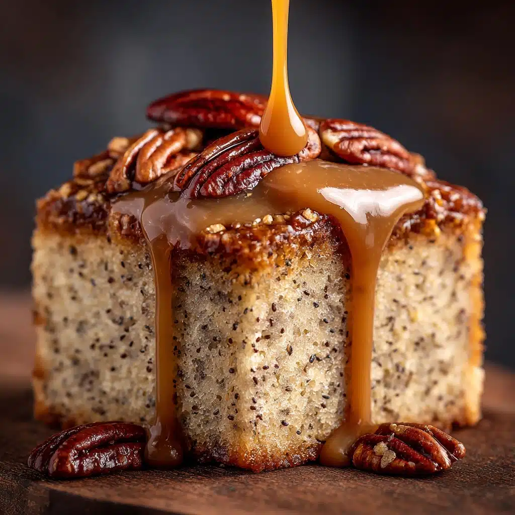 Banana Pecan Caramel Layer Cake Recipe - Recipe Image