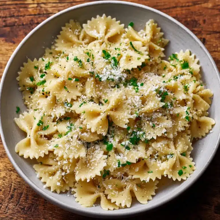 **Garlic Parmesan Pasta** Recipe