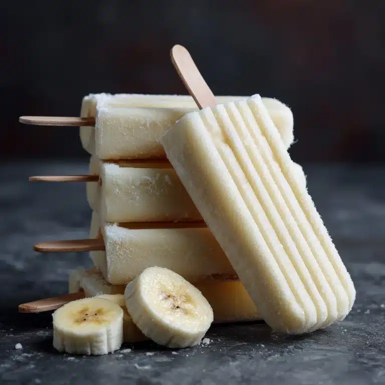 **Creamy Banana Pudding Popsicles** Recipe