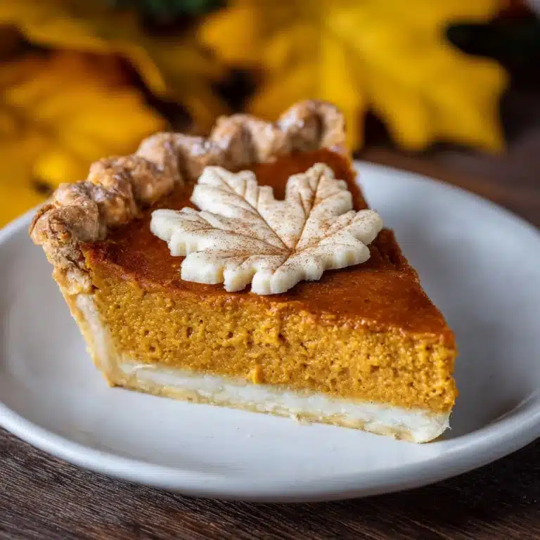 Easy Pumpkin Pie Recipe