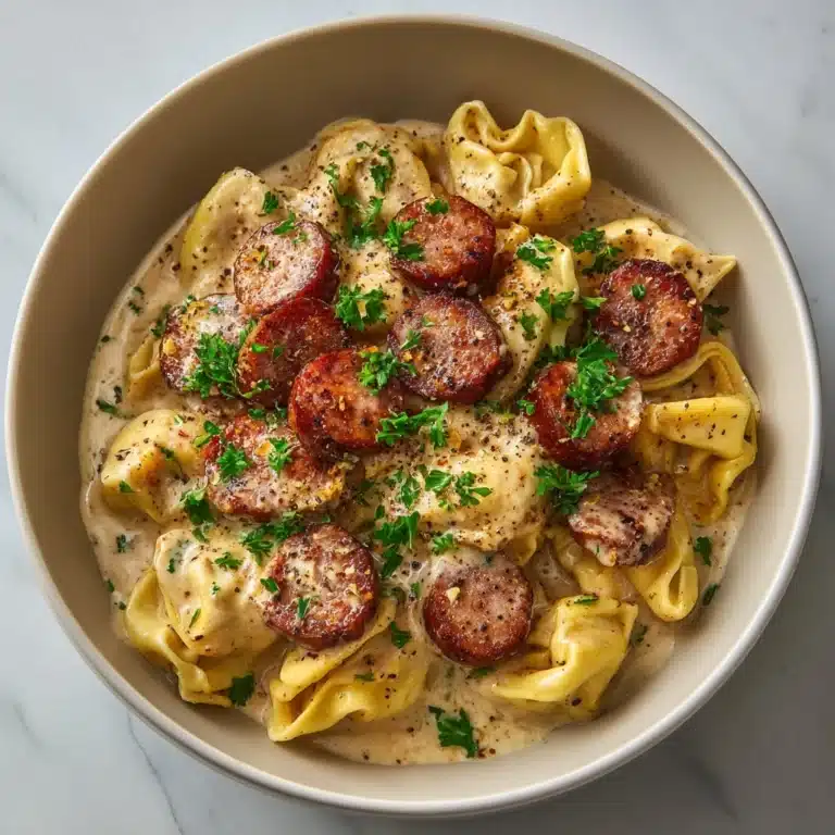 Sausage Tortellini Alfredo Recipe
