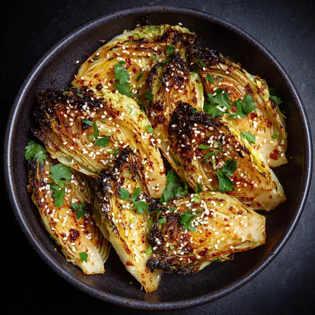 Miso Butter Roasted Cabbage Wedges Recipe