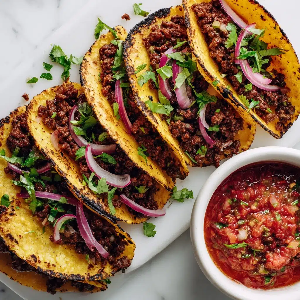 Crispy Ground Beef Tacos Recipe - Recipe Image