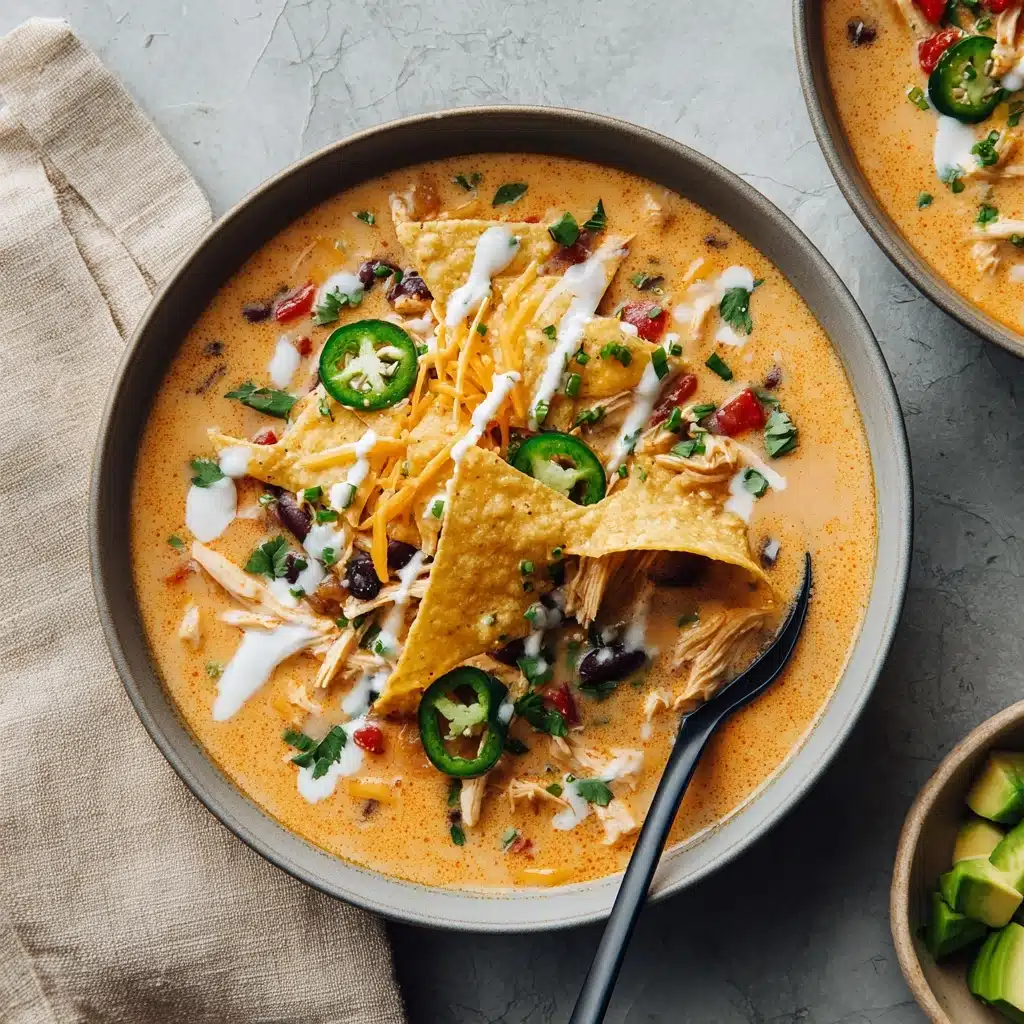 Creamy Chicken Tortilla Soup Recipe - Recipe Image