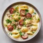 Ditalini Soup with Creamy Parmesan and Italian Sausage Recipe
