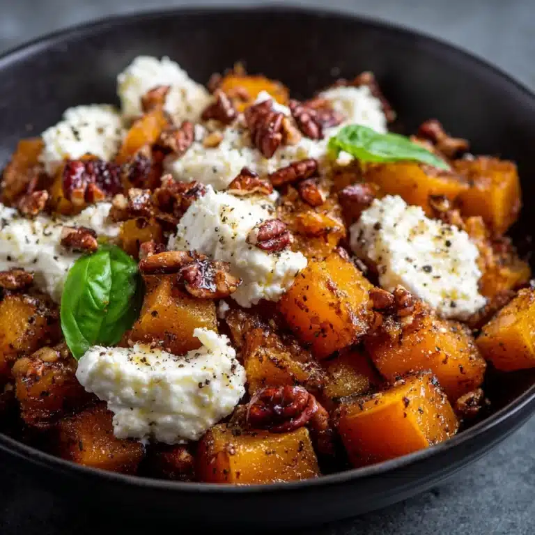 Maple Walnut Goat Cheese Roasted Sweet Potatoes Recipe
