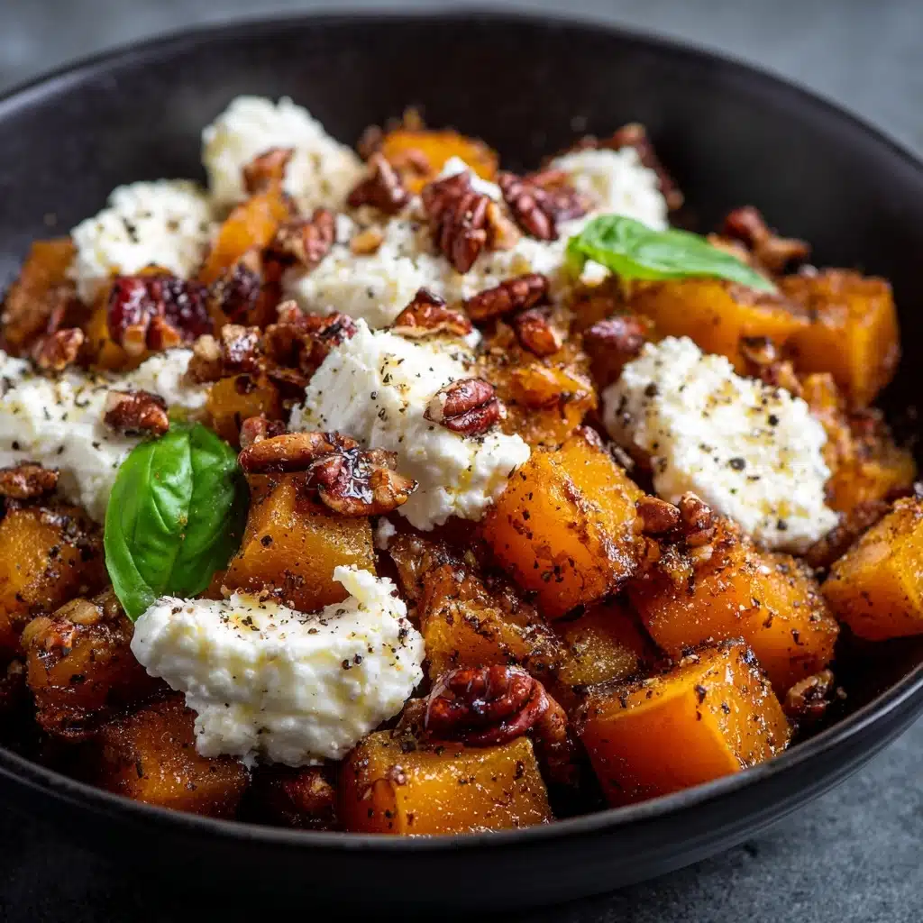 Maple Walnut Goat Cheese Roasted Sweet Potatoes Recipe - Recipe Image