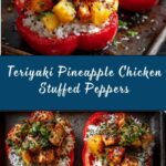 Teriyaki Pineapple Chicken & Rice Stuffed Peppers Recipe