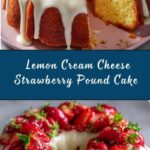 Lemon Cream Cheese Strawberry Pound Cake Recipe