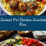 Instant Pot Chicken Souvlaki Rice Recipe