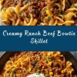 Creamy Ranch Beef Bowtie Skillet with Sweet Corn Magic Recipe