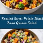 Roasted Sweet Potato Black Bean Quinoa Salad Recipe
