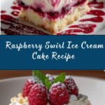 Raspberry Swirl Ice Cream Cake Recipe