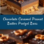 Chocolate Caramel Peanut Butter Pretzel Bars Recipe