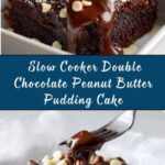 Slow Cooker Double Chocolate Peanut Butter Pudding Cake Recipe
