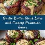Garlic Butter Steak Bites with Parmesan Cream Sauce Recipe