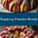 Raspberry and Pistachio Wreath Recipe